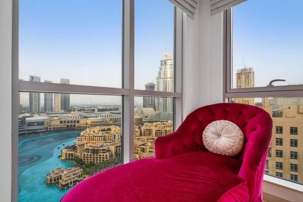 Spectacular Burj & Fountain View - Luxurious 3 Bedrooms & Maids Room - The Residences Dubaï Extérieur photo