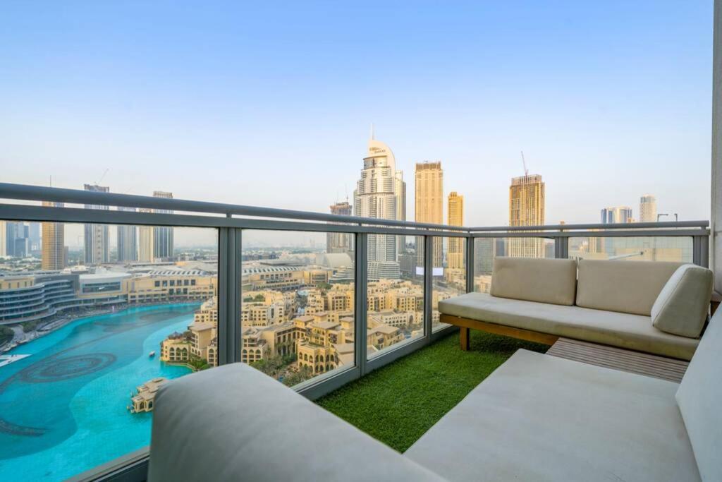 Spectacular Burj & Fountain View - Luxurious 3 Bedrooms & Maids Room - The Residences Dubaï Extérieur photo