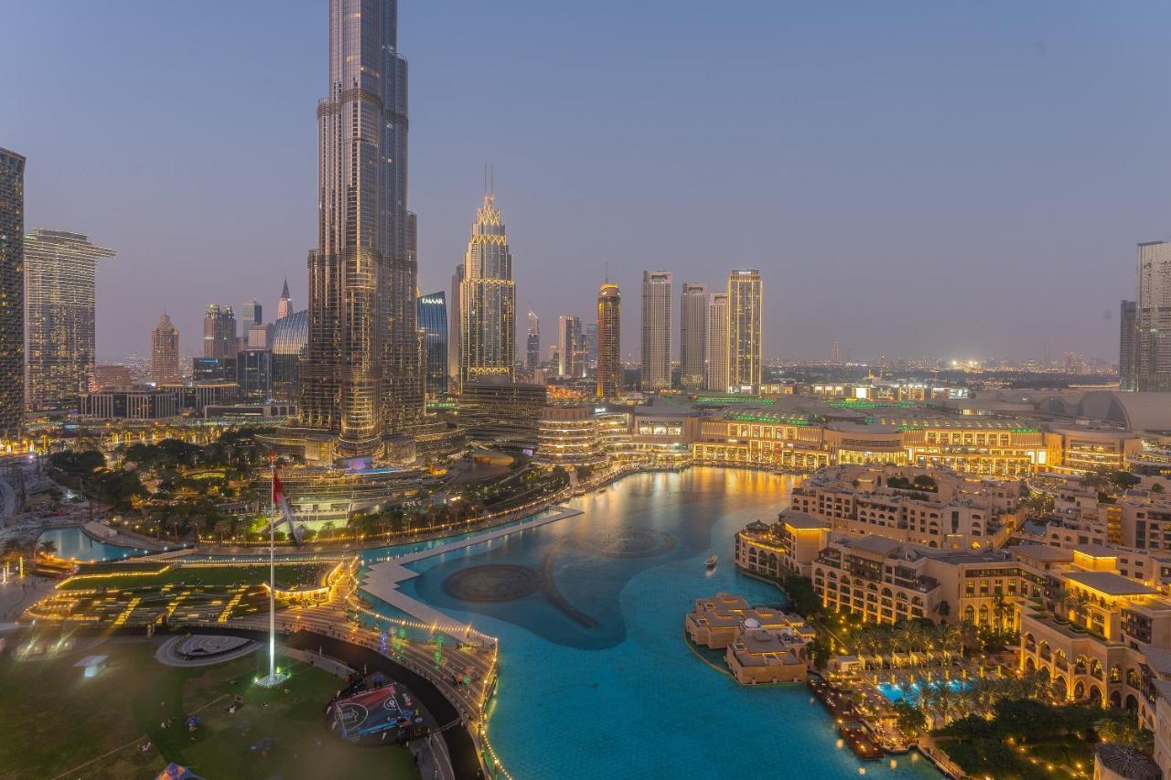 Spectacular Burj & Fountain View - Luxurious 3 Bedrooms & Maids Room - The Residences Dubaï Extérieur photo