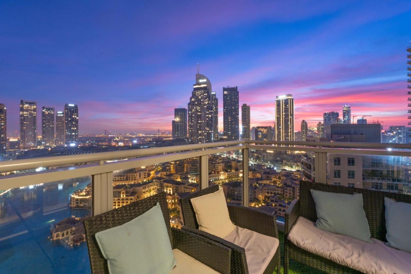 Spectacular Burj & Fountain View - Luxurious 3 Bedrooms & Maids Room - The Residences Dubaï Extérieur photo