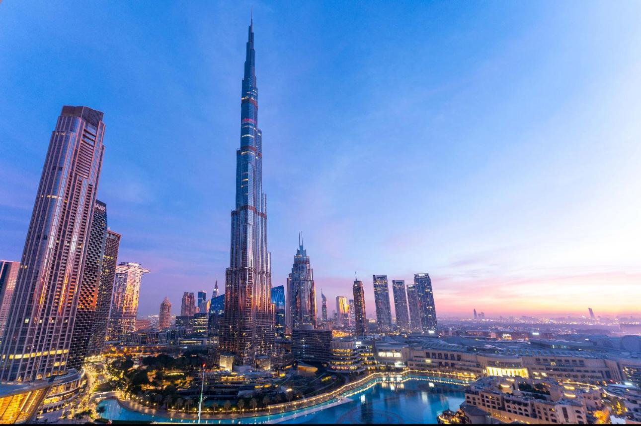 Spectacular Burj & Fountain View - Luxurious 3 Bedrooms & Maids Room - The Residences Dubaï Extérieur photo